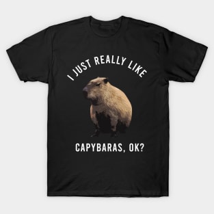 I-Just-Really-Like-Capybaras-OK T-Shirt